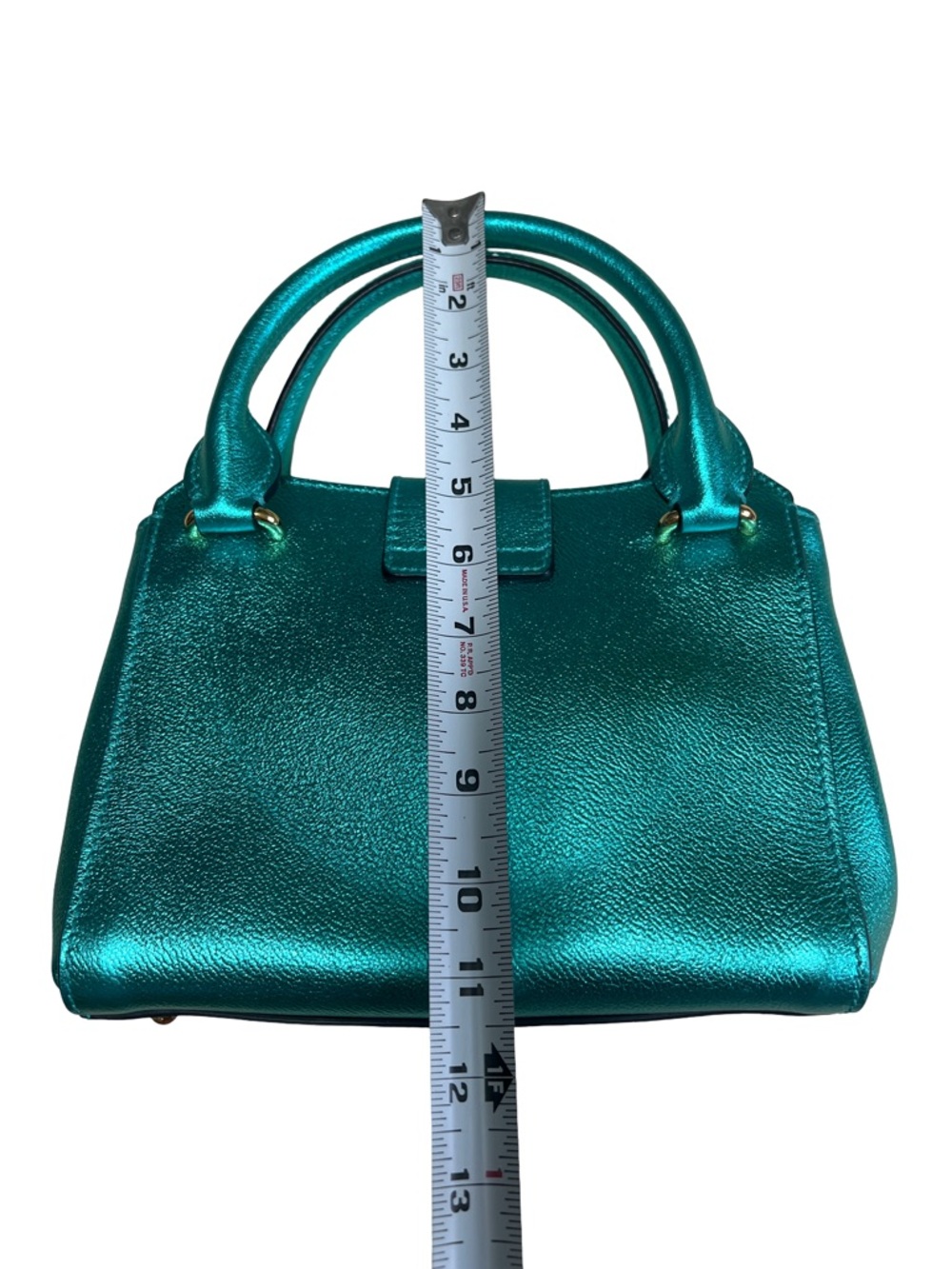 Burberry Gold Buckle Small Tote Metallic - Picture 4 of 10